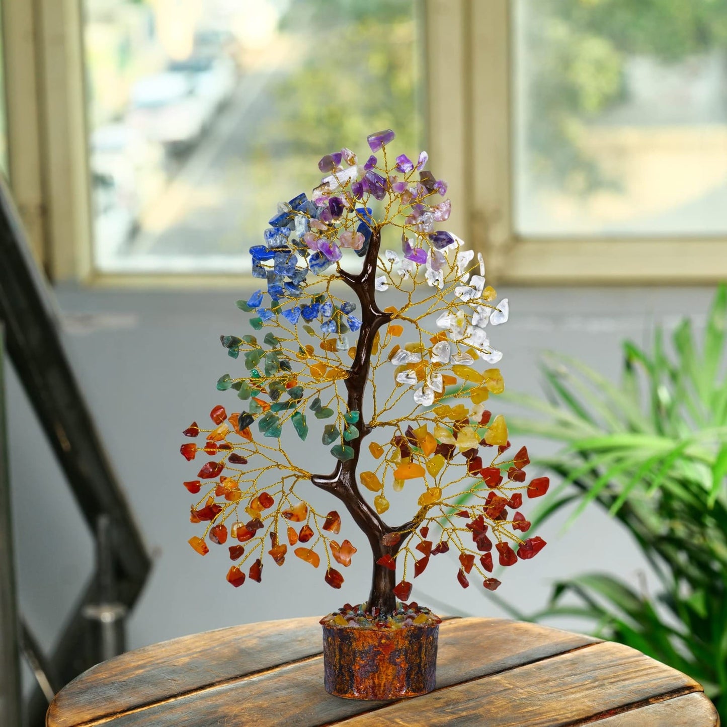 Homily Seven Chakra Crystal Tree