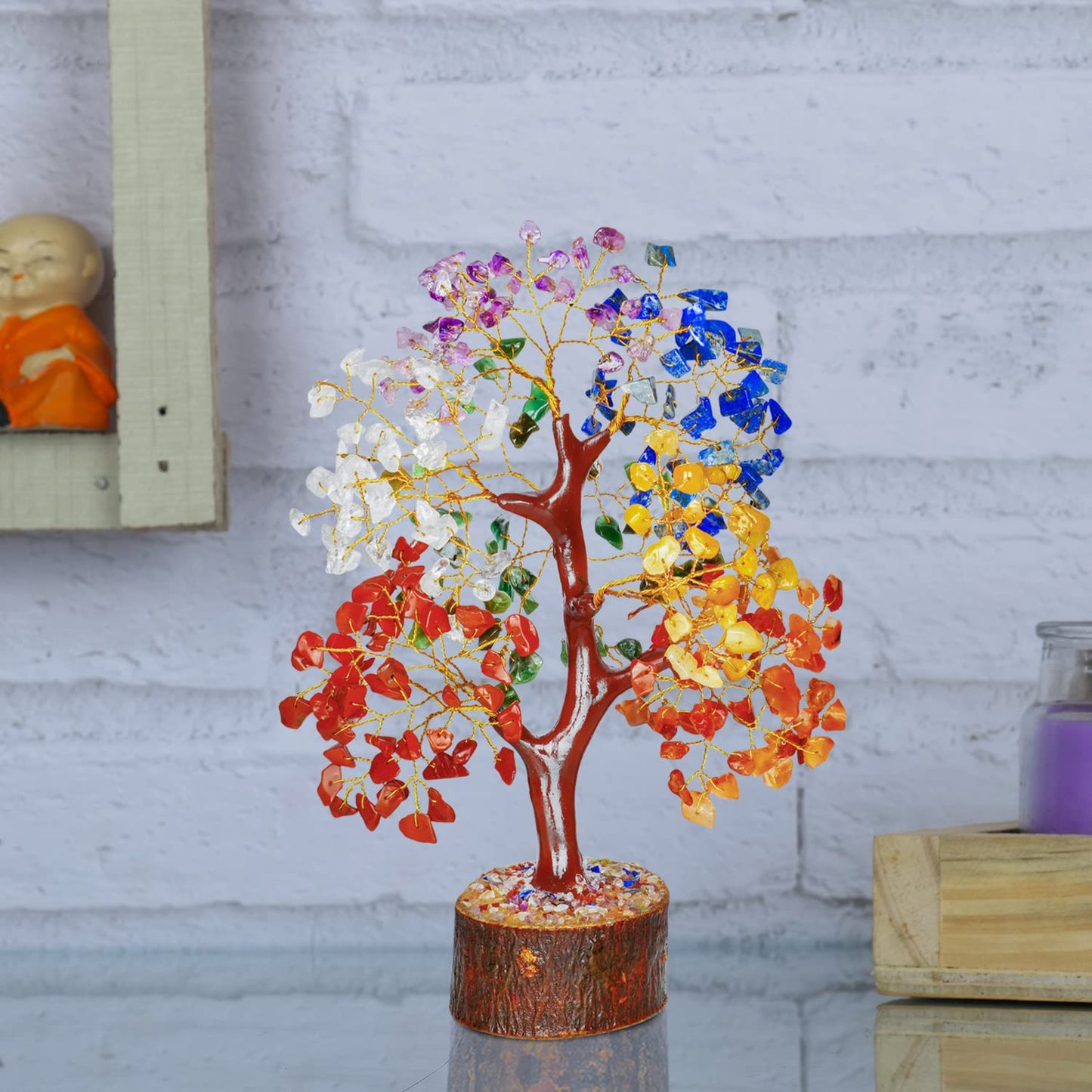 Homily Seven Chakra Crystal Tree