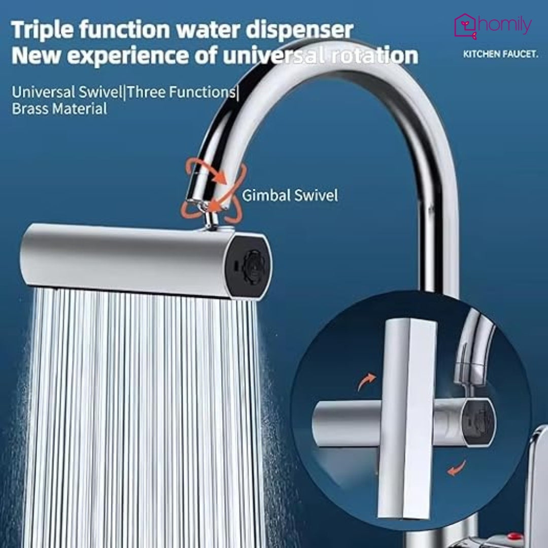 Homily Waterfall Tap Faucet Attachment for Kitchen Sink