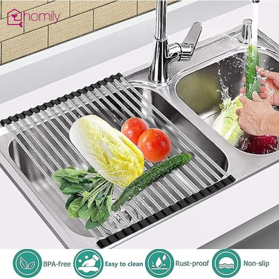 Homily Sink Dish Drying Rack for Kitchen