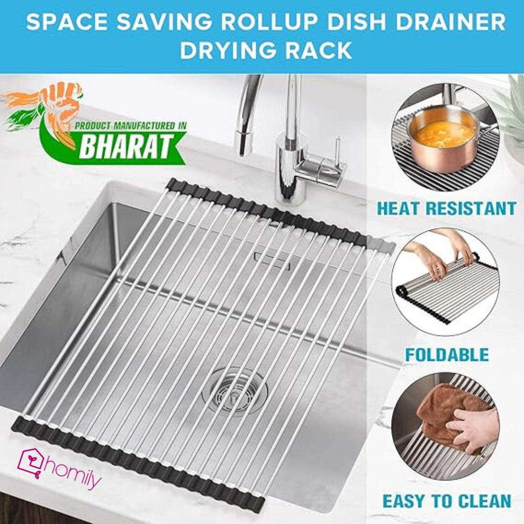 Homily Sink Dish Drying Rack for Kitchen